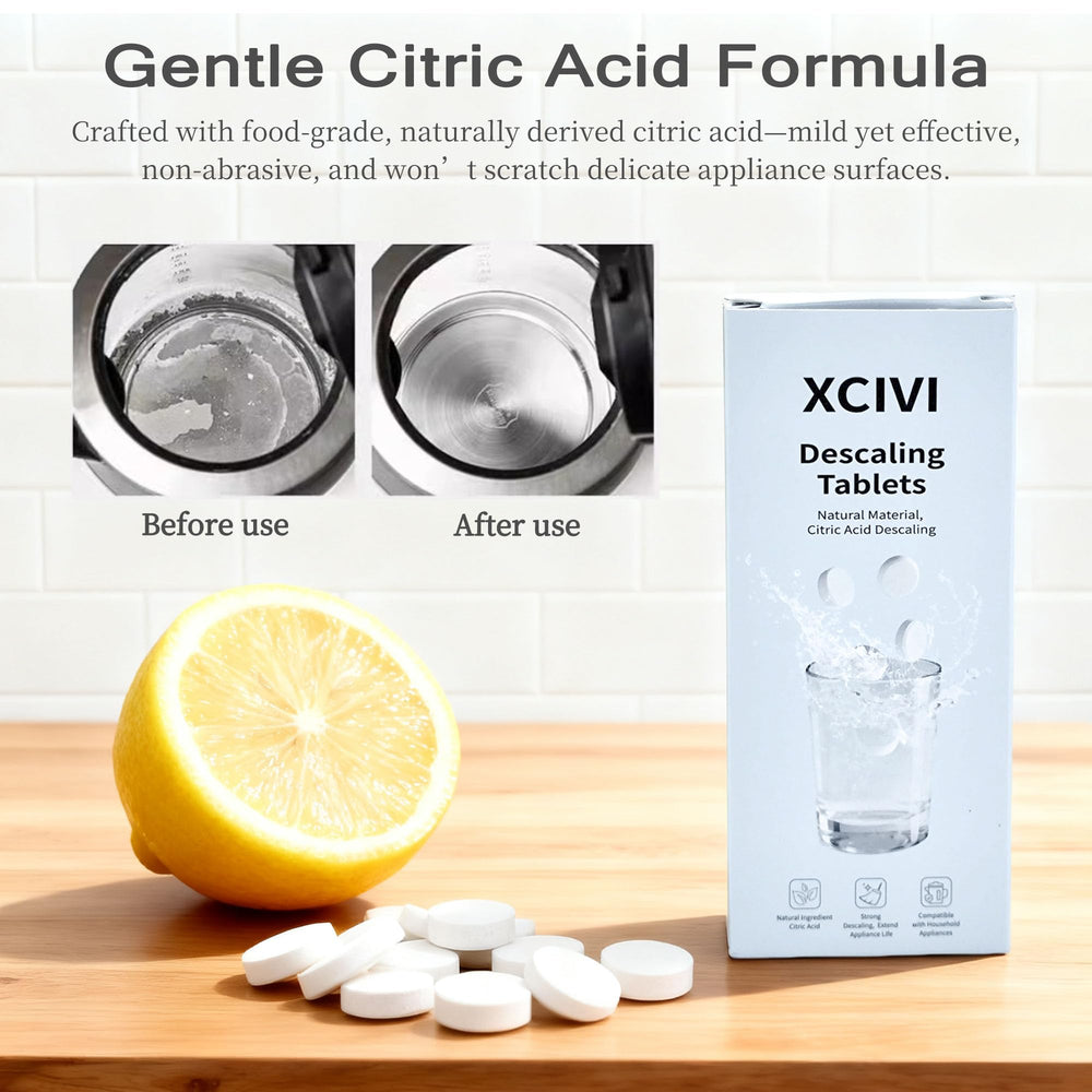 XCivi descaling tablets used in a bottle warmer keep surfaces clean and efficient