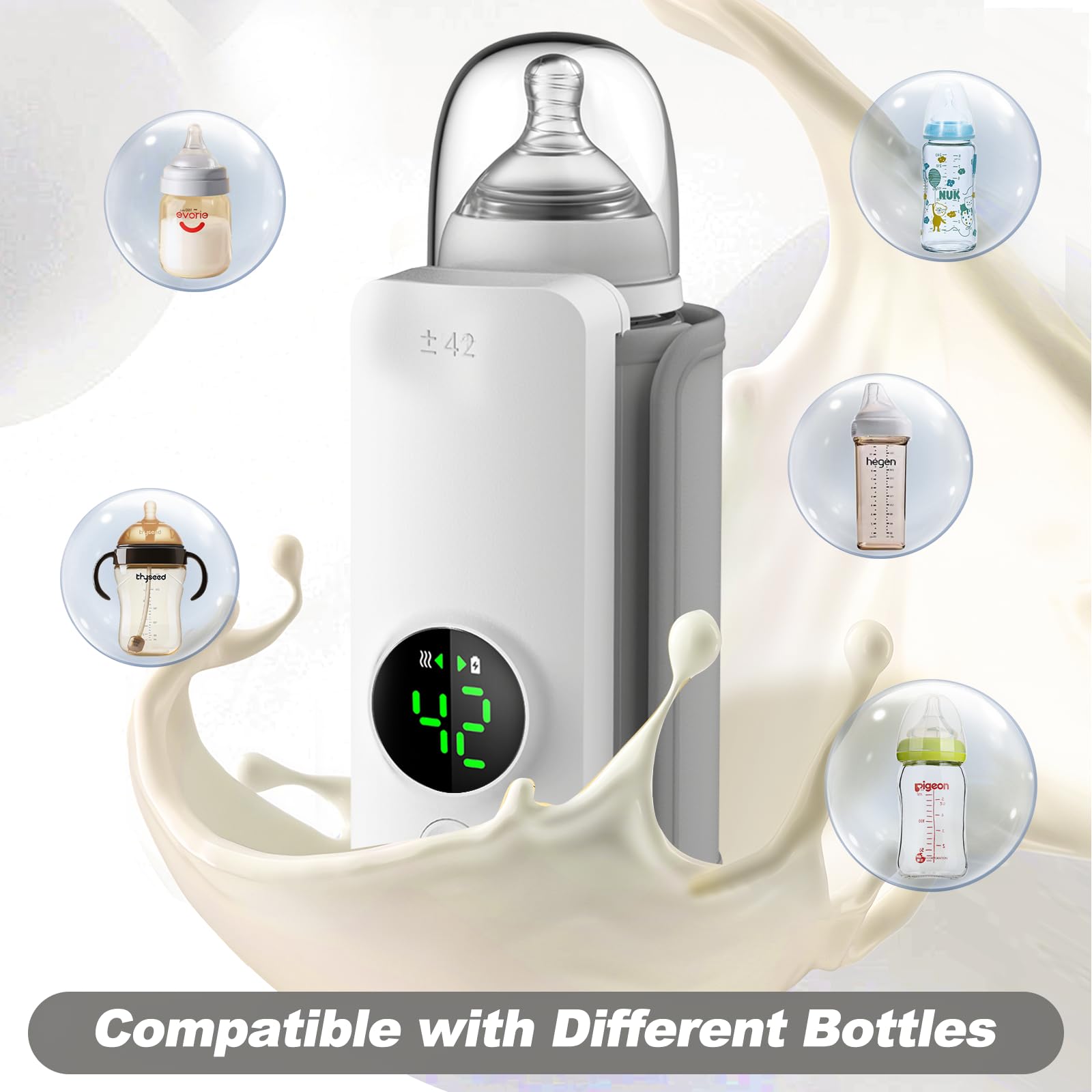 Xeamun Type-C charging cable included for convenient recharge.