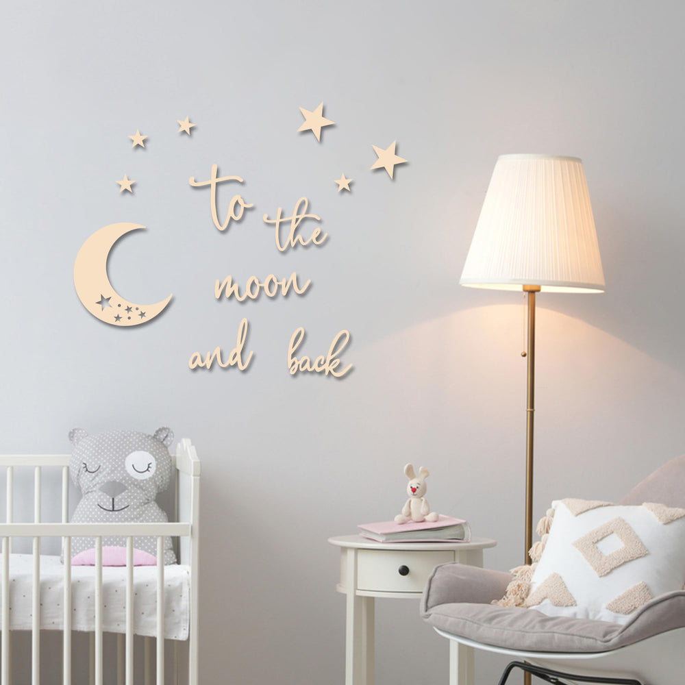 Xedatric eco-friendly wood art for safe, stylish nursery space