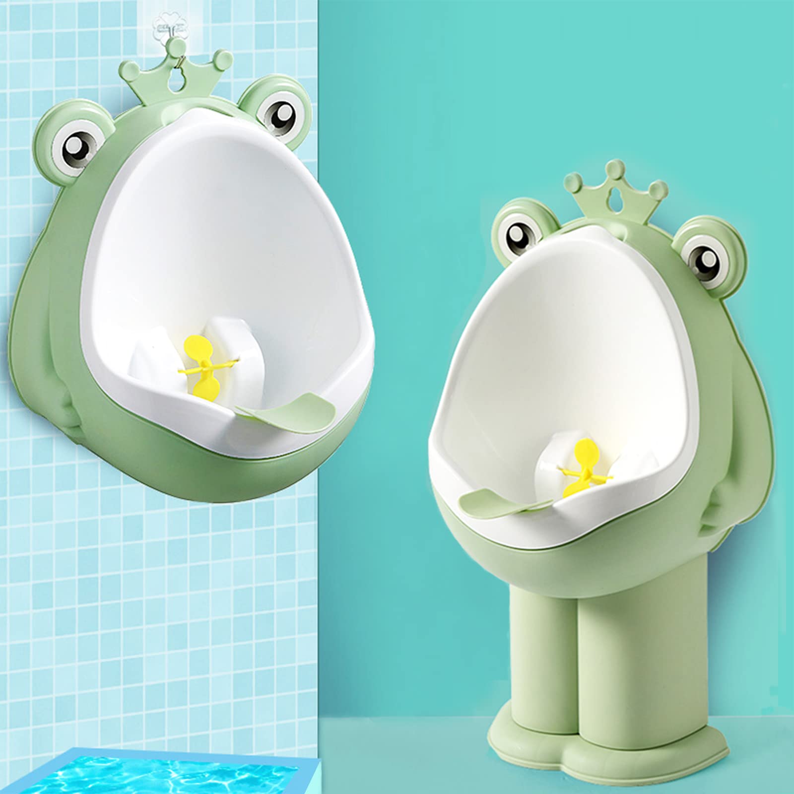 Xeehwb Frog Pee Training wall-mount urinal with kid-friendly design for quick setup