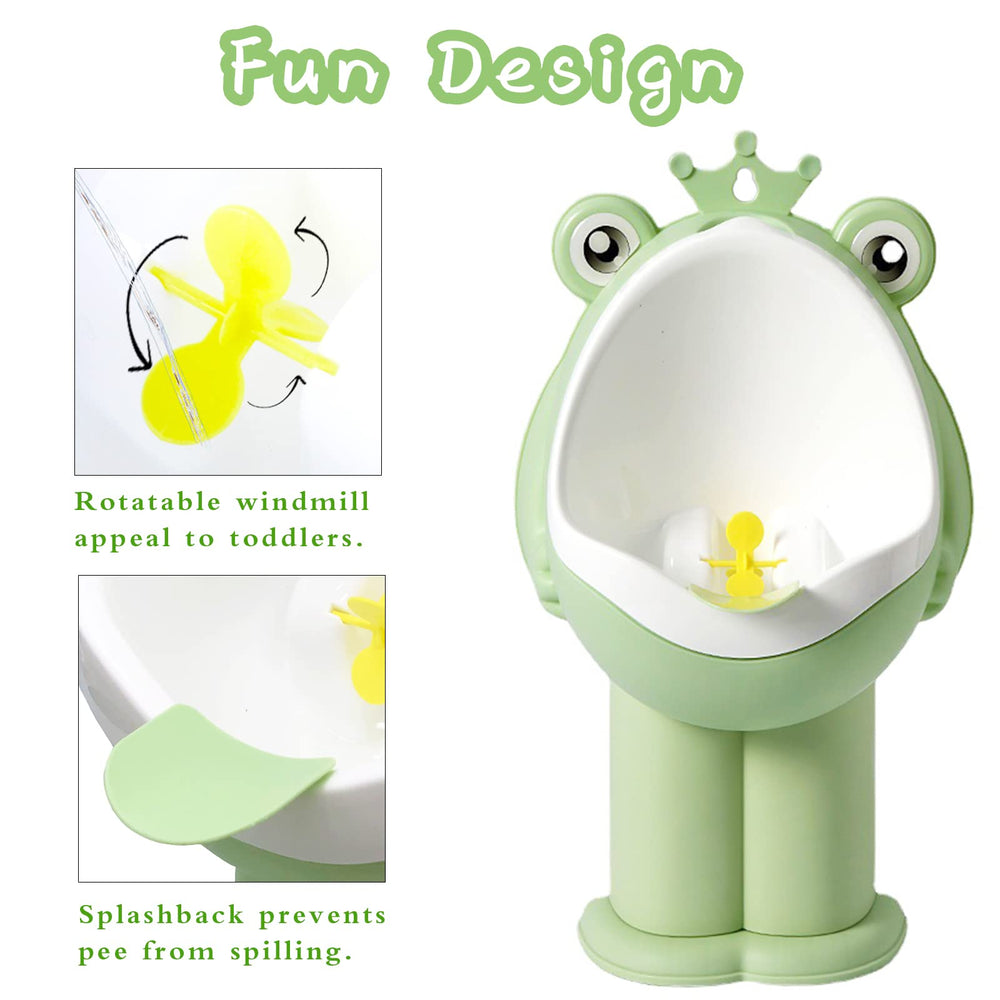 Xeehwb Toddler Urinal includes hook, brush, and conduit for ready-to-use setup