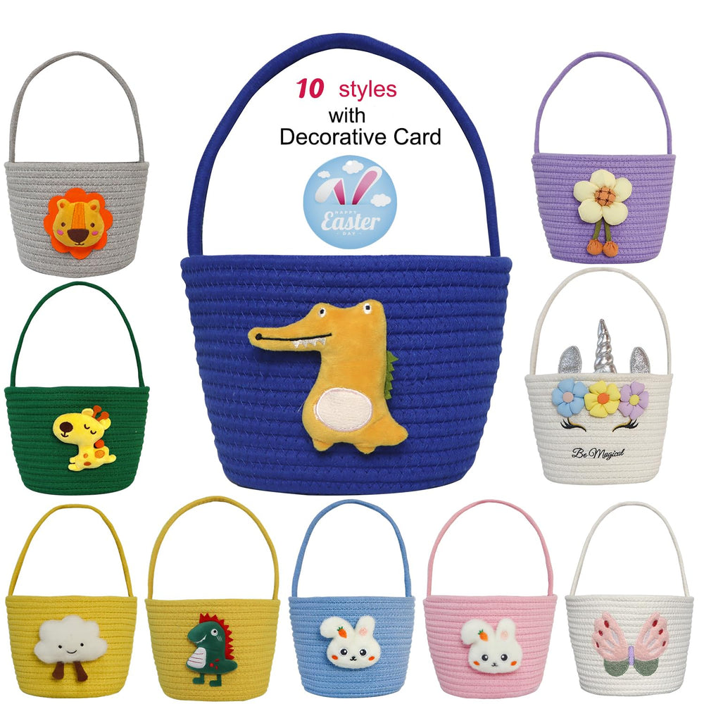 XENTUMI Easter basket size details for planning treats and display.