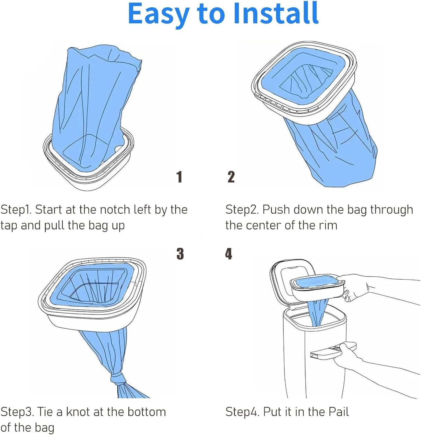 Xenxeng holds up to 1080 newborn diapers per refill.