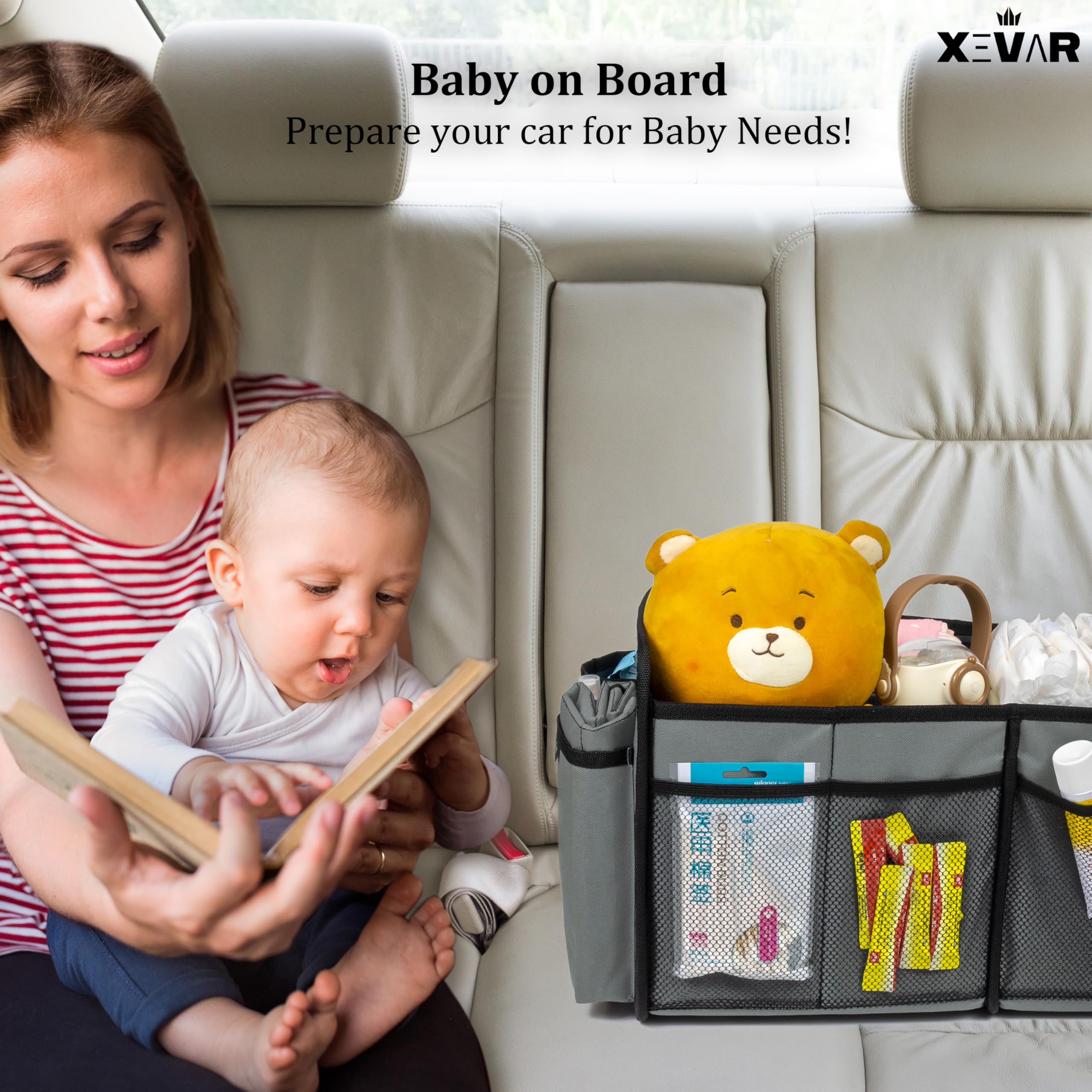 XEVAR ideal for car trips, nursery, and travel days