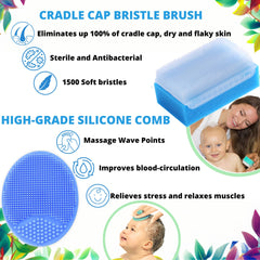 Xforto high-grade silicone combs for safe detangling.