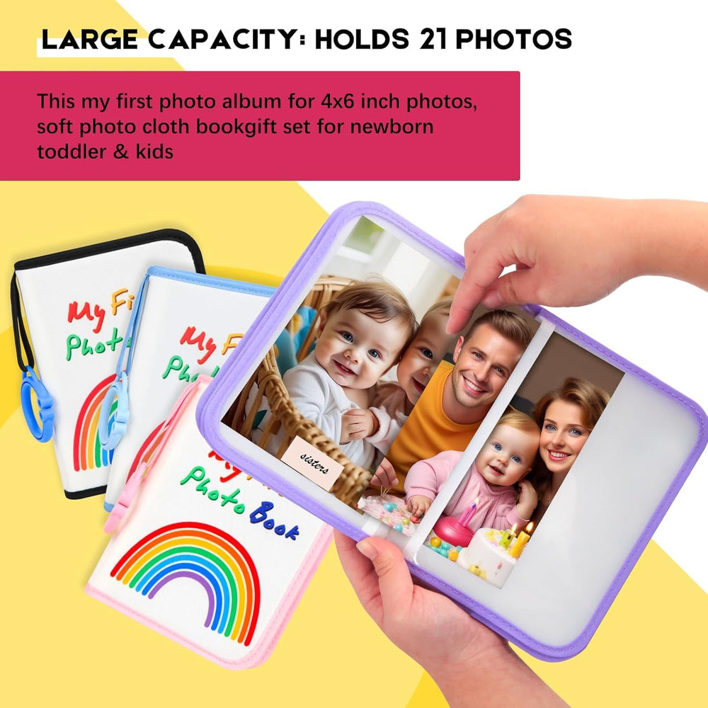 Xfveiwoo Name tag stickers encourage recognition and storytelling with family photos.