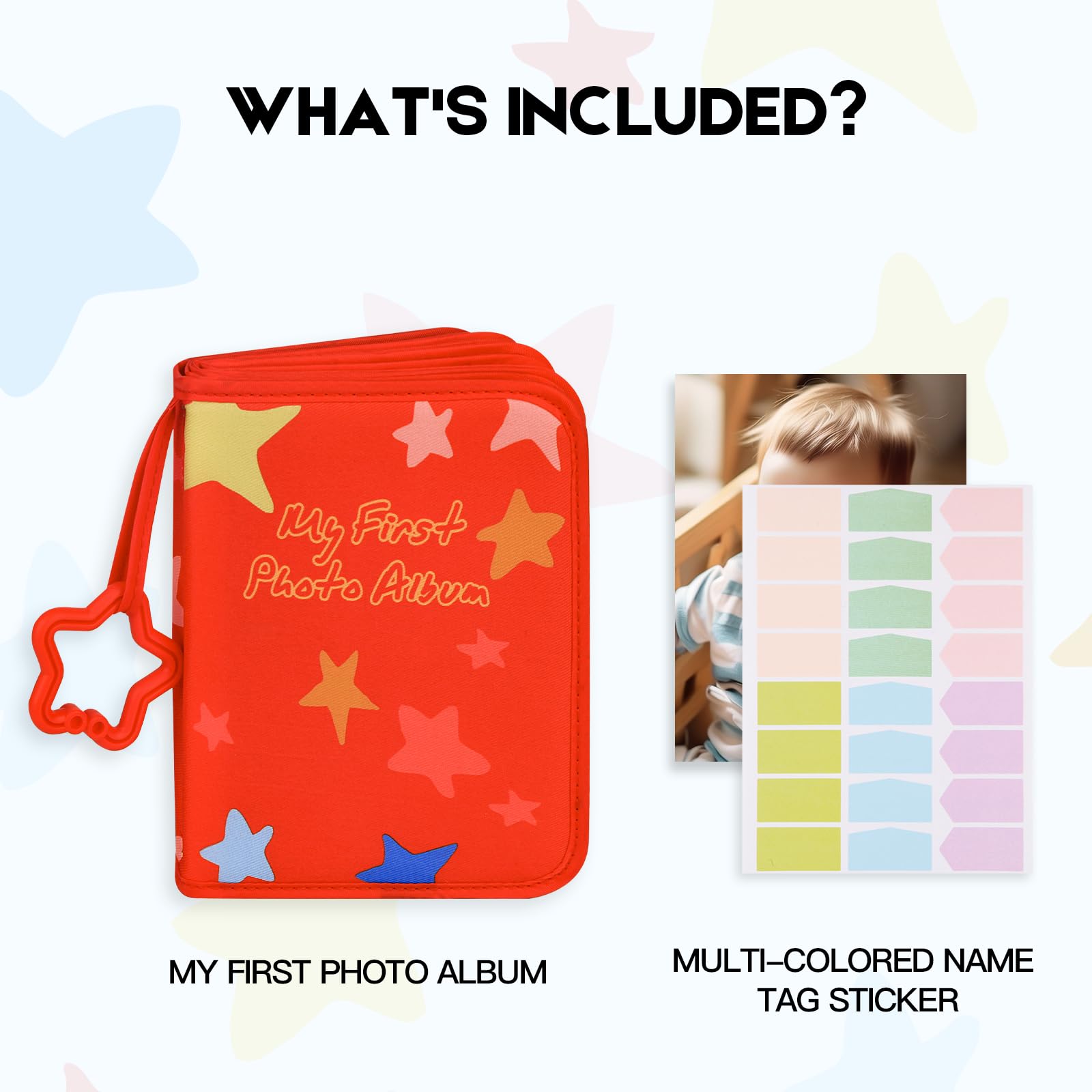 Xfveiwoo soft fabric cover offers gentle handling for babies.