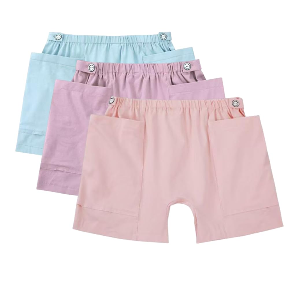 XGNYHHD 3-pack urine bag shorts front view for discreet, comfortable daily wear