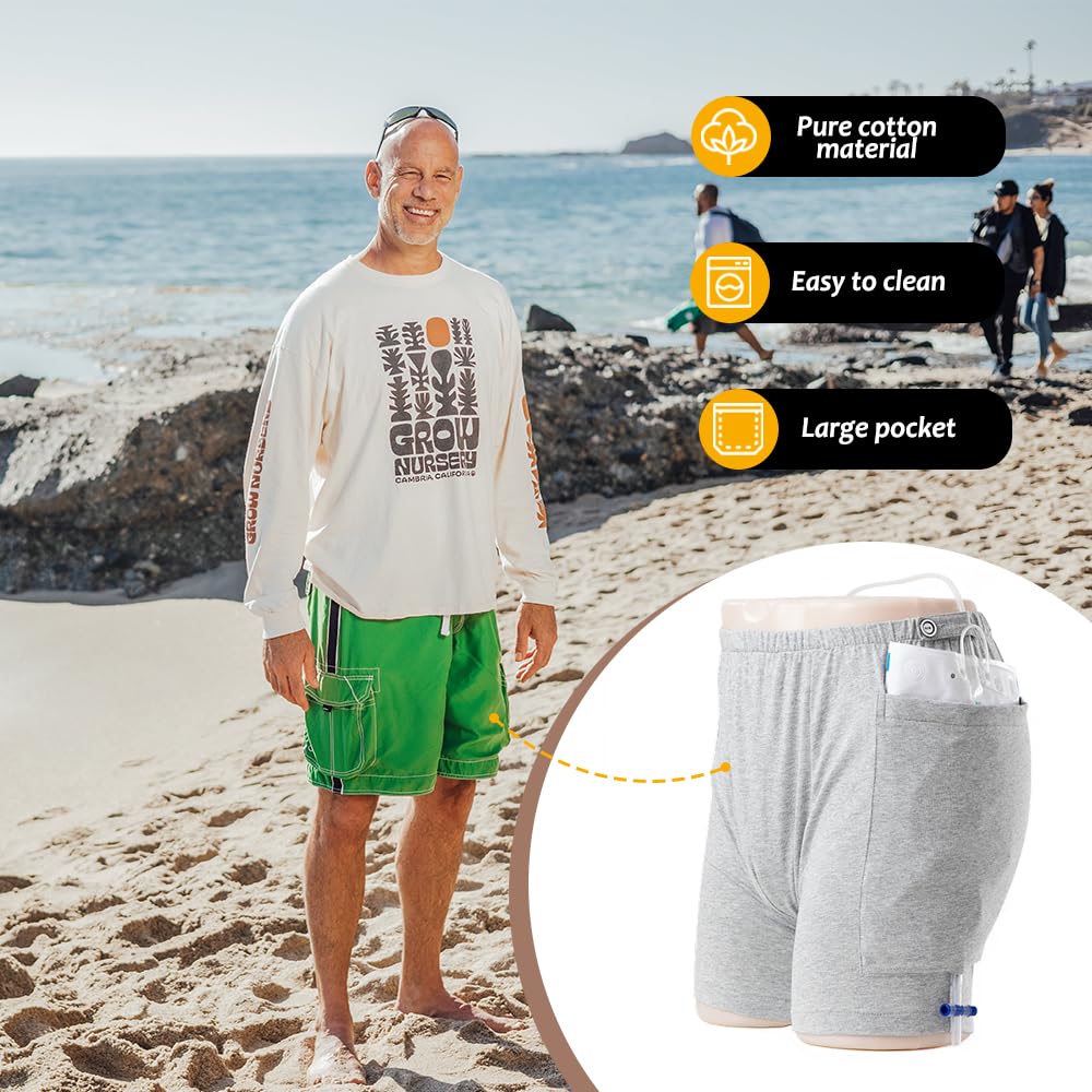XGNYHHD Size M men's shorts offer discreet, reliable fit.