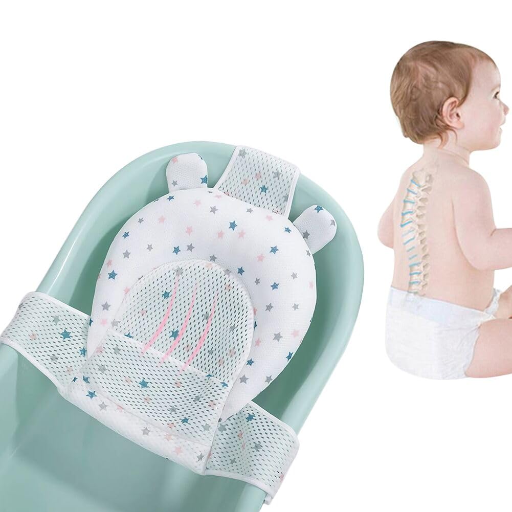 XGOPTS bath seat buckle strap adjusts to fit various tubs securely.
