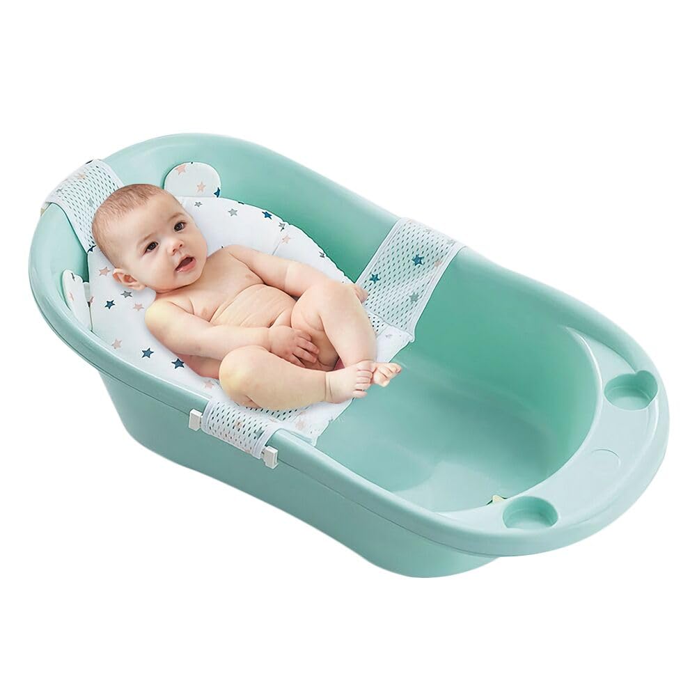 XGOPTS bath seat head-neck support keeps infants comfortable and supported.