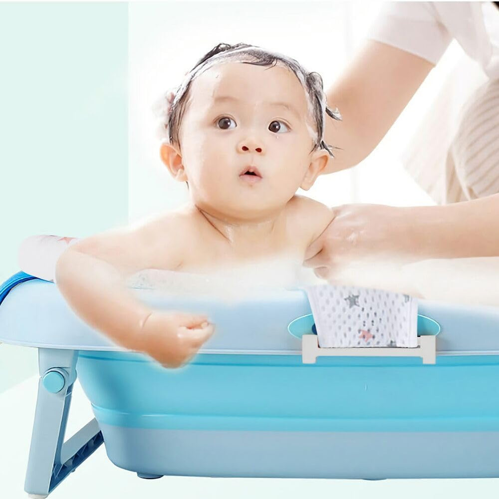 XGOPTS bath seat with safety belts provides stable support during baths.