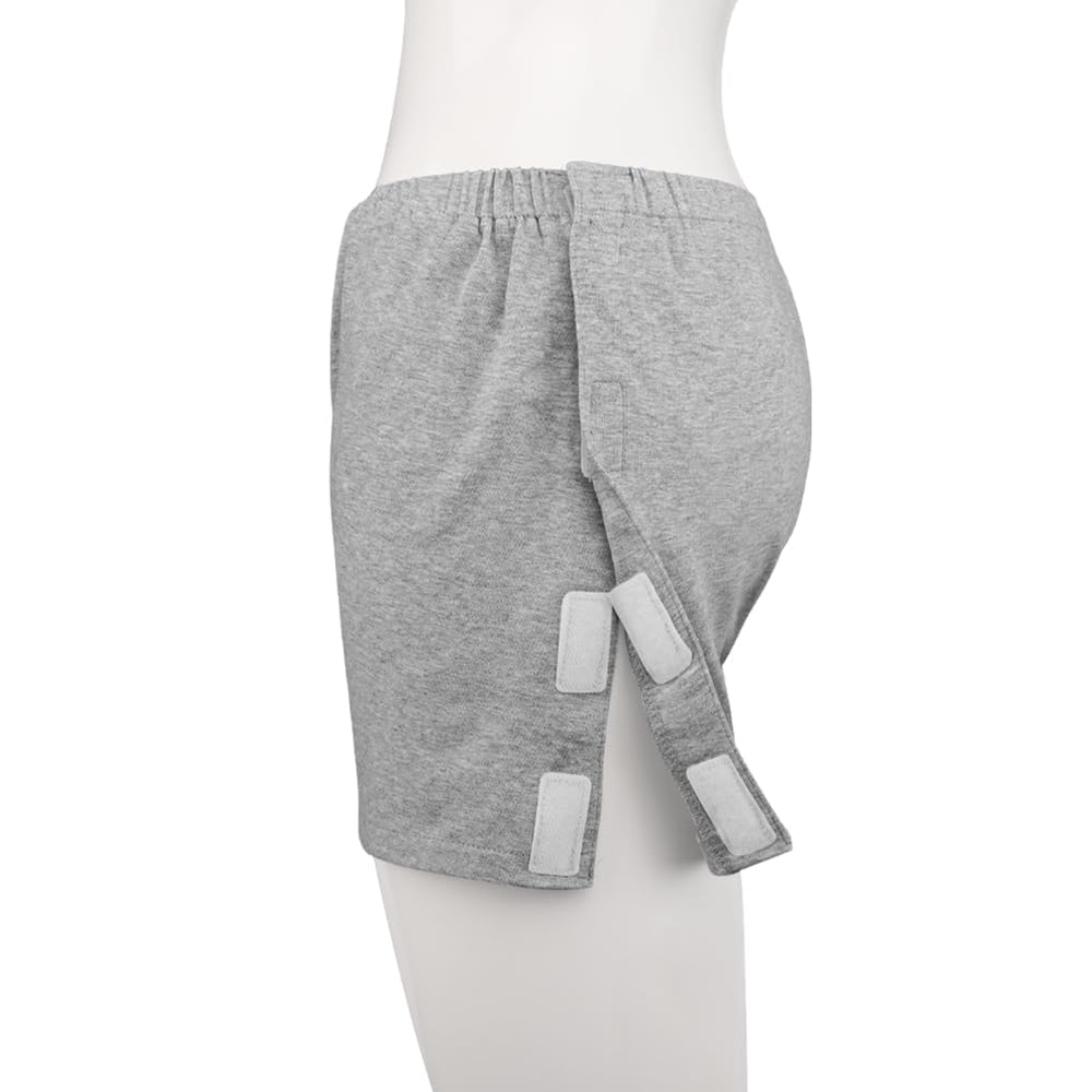 XGOPTS tear-away shorts side view highlighting elastic waistband for comfort.