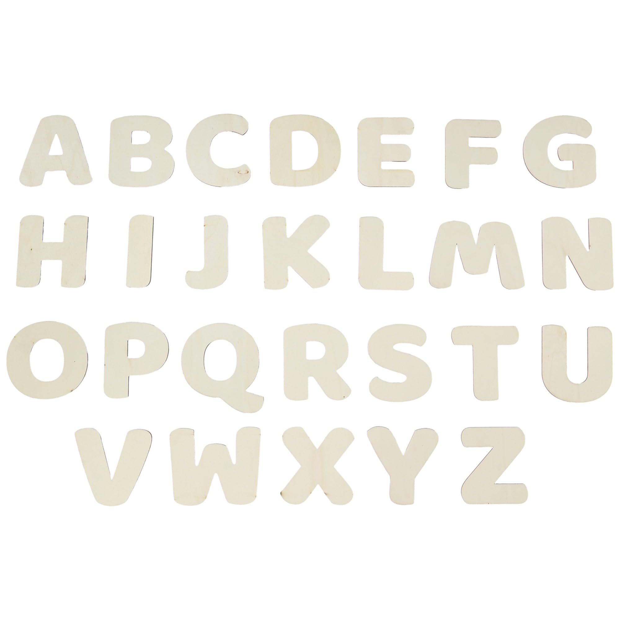 Xhqsulsclac wood letters paintable collection for DIY crafts and home decor.