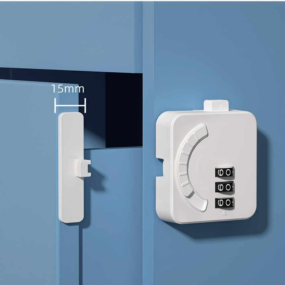 XHTTFDC child-proof fridge lock with keyless code for safer access