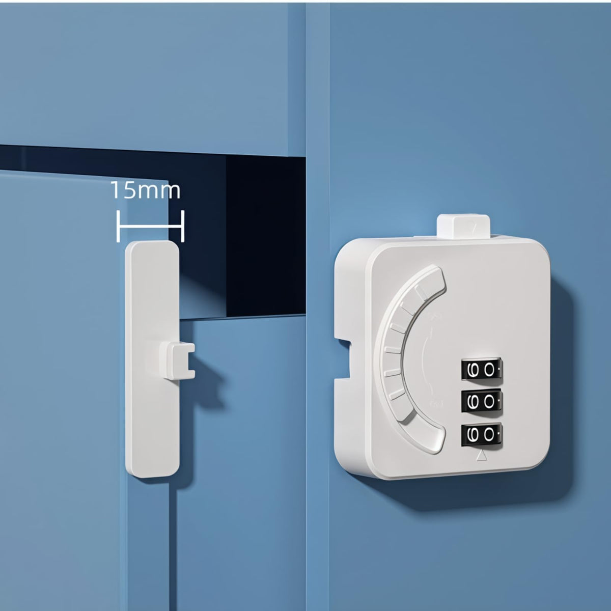 XHTTFDC child-proof fridge lock with keyless code for safer access