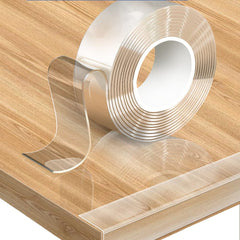 XHWUDI Baby Edge Protector placed on a furniture edge showing clear, nearly invisible padding for playtime safety
