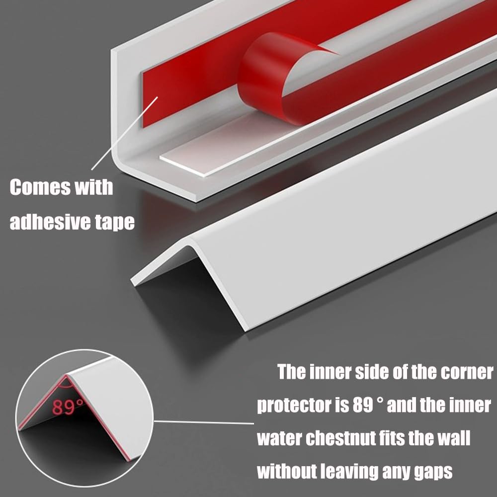 XHWUDI clear corner protector demonstrating discreet edge protection