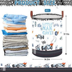 XHWZOF collapsible storage basket folds flat for compact closet storage.