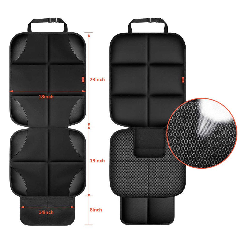 XHYANG anti-slip backing prevents shifting during long trips.