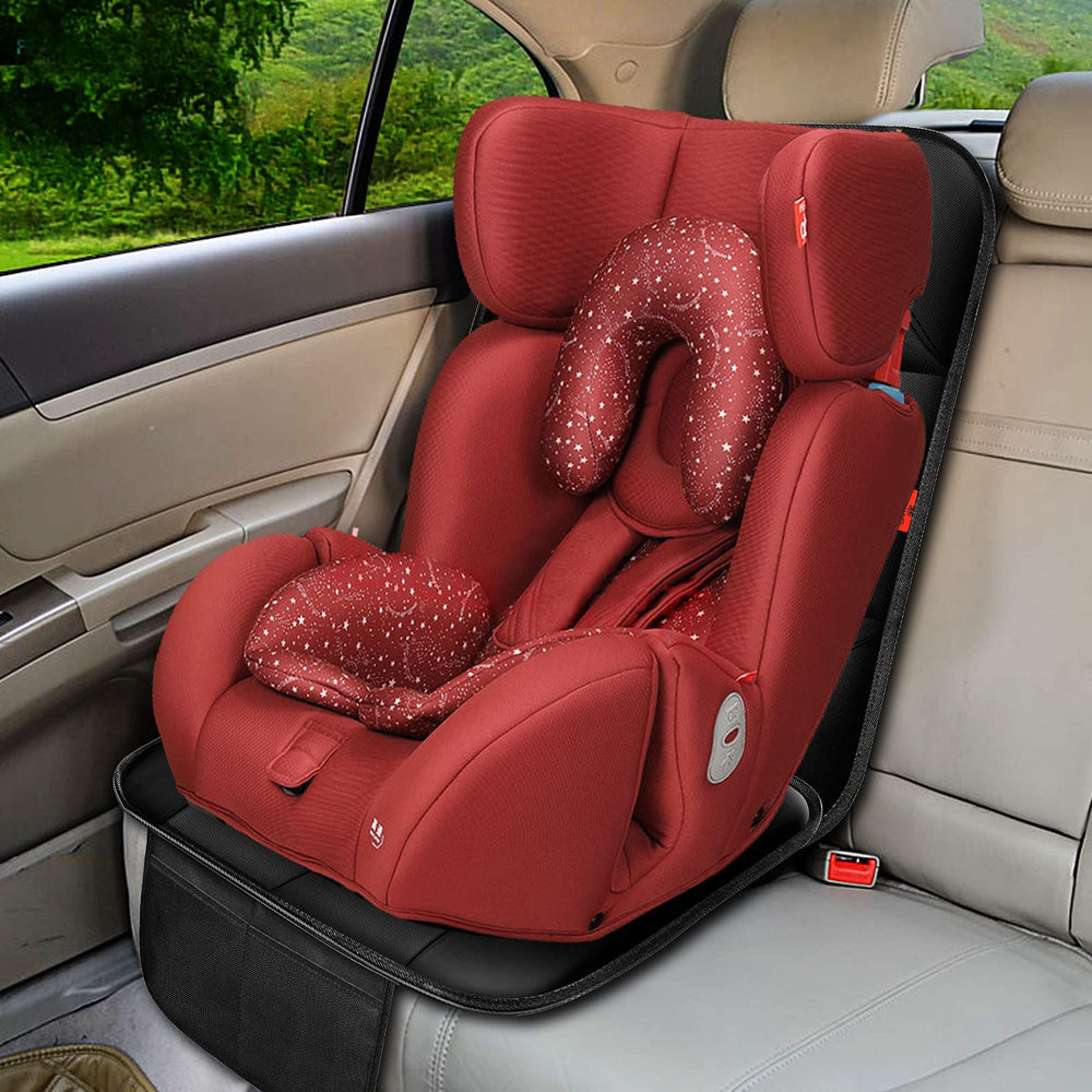XHYANG seat protector with thick padding in blue for comfortable rides