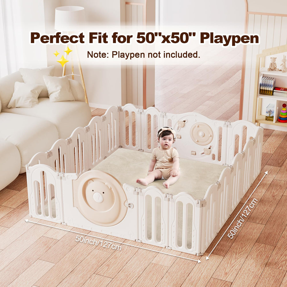 Xiaoxinluck large-59x39-area play mat offers generous space for exploration.