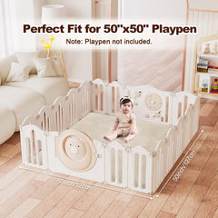 Xiaoxinluck Baby Play Mat multipurpose space for crawling, nap time, and play