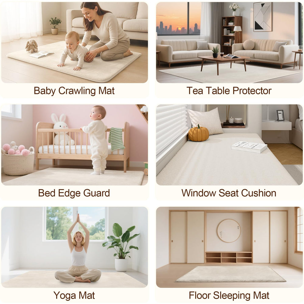 Xiaoxinluck Baby Play Mat cozy nap area with plush surface