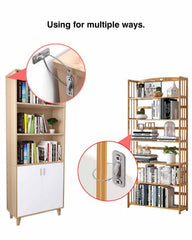 xicveiuz 6-pack furniture anchors on wall; anti-tip stability for dressers and cabinets