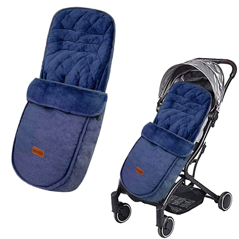 XIFAMNIY toddler bunting bag front view showing cozy warmth and waterproof exterior.