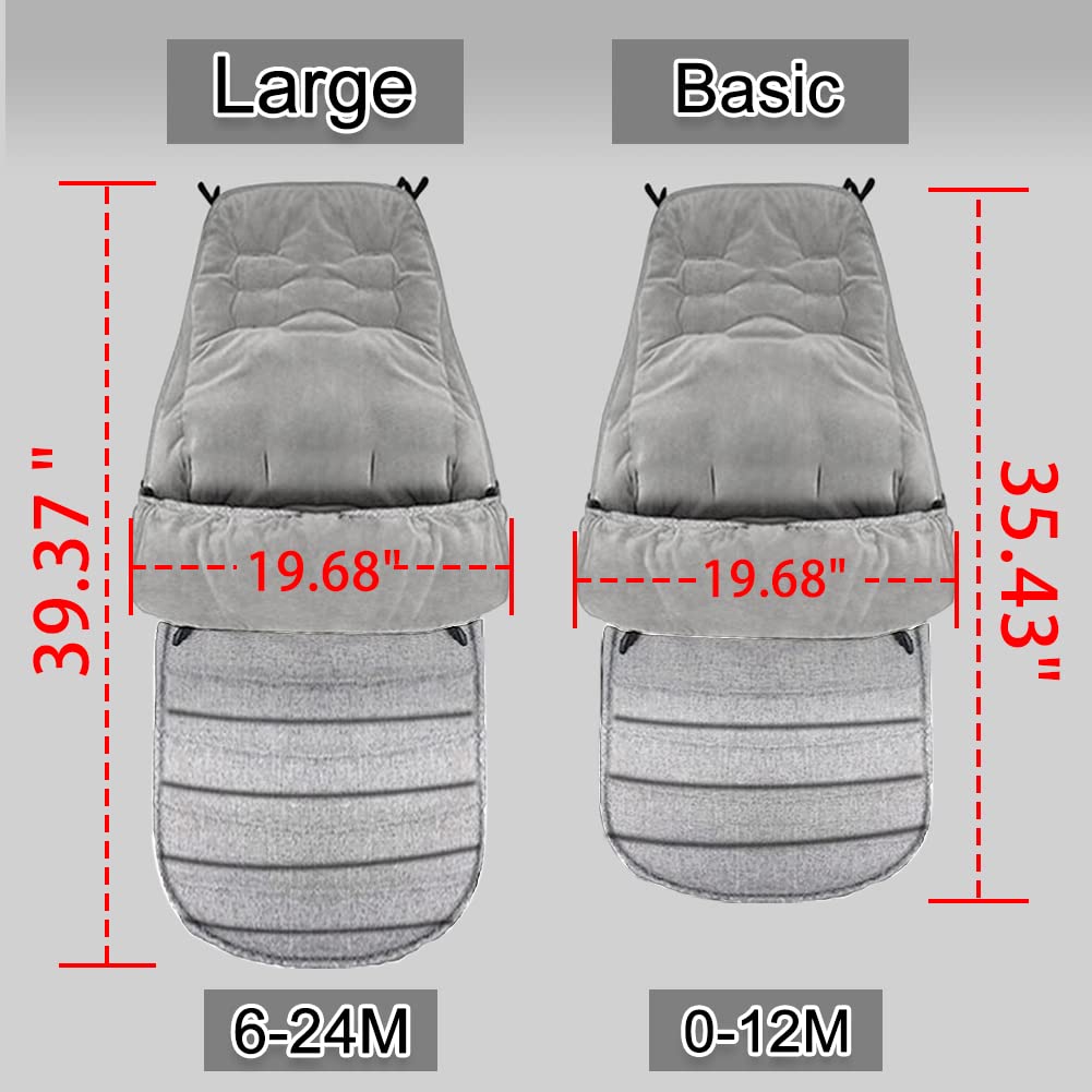 XIFAMNIY cap converts to a warm sleeping bag for nap-time warmth.