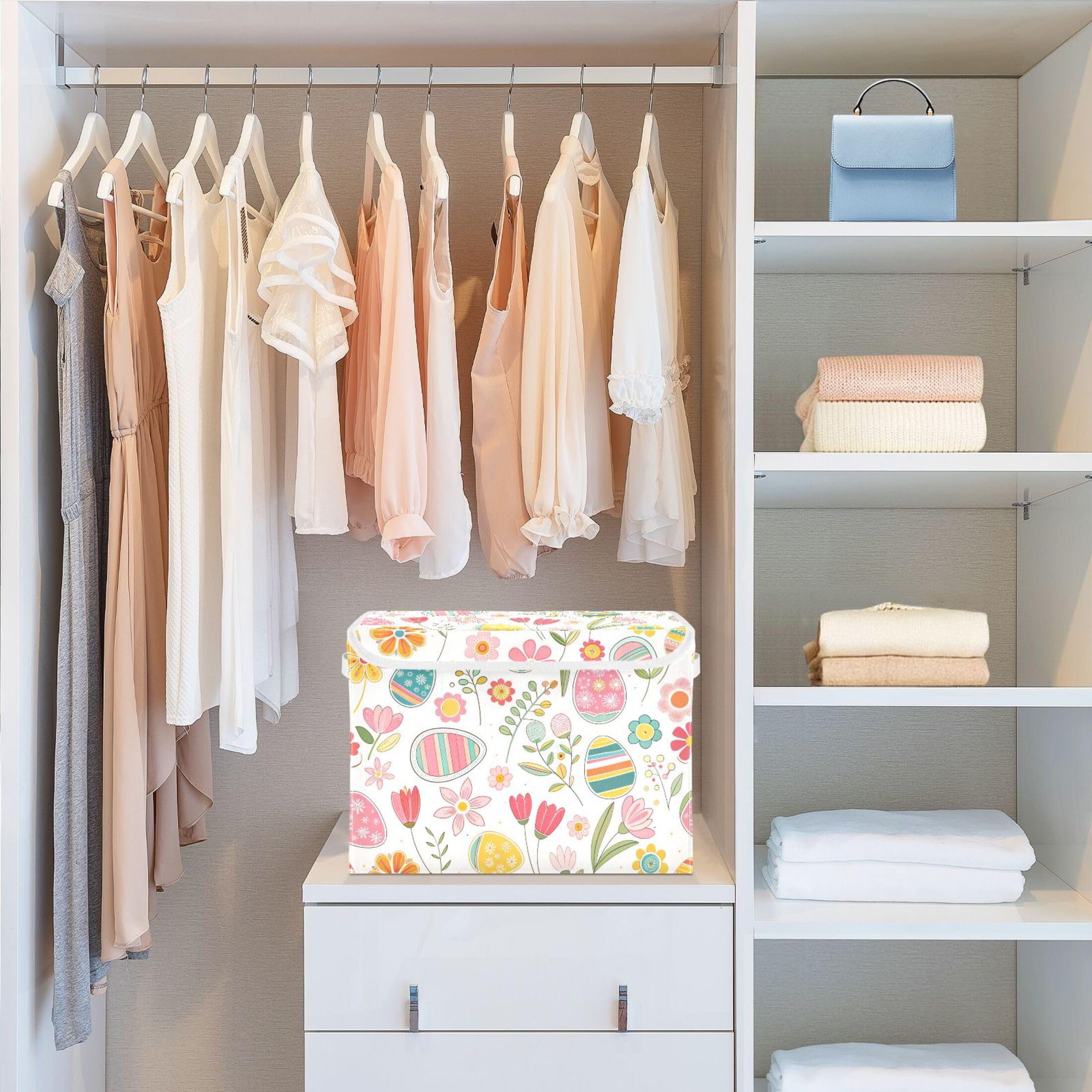Xigua closet storage bin dust-proof protection for garments.