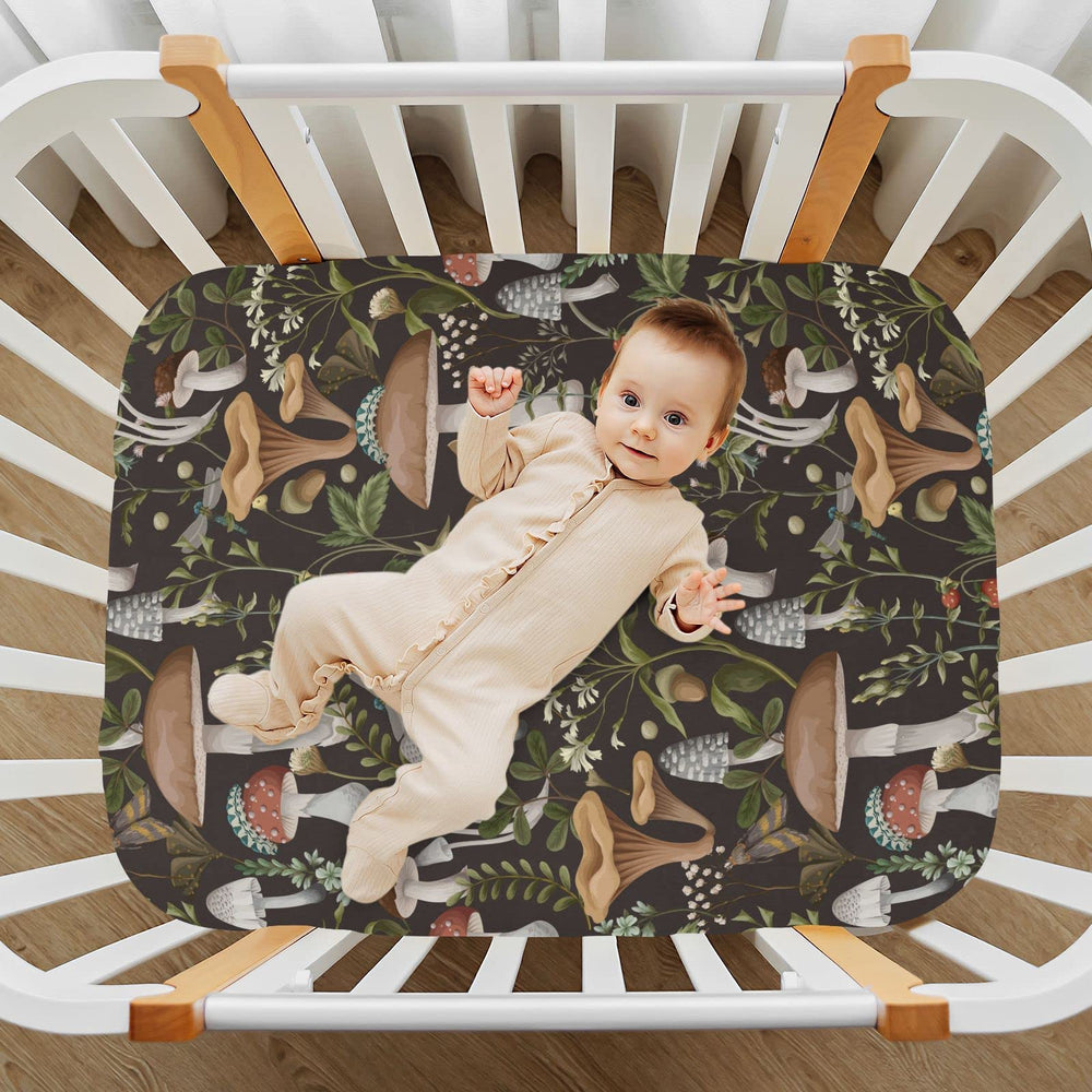 Xigua fitted sheet size 28x52 inch fits standard crib mattresses.