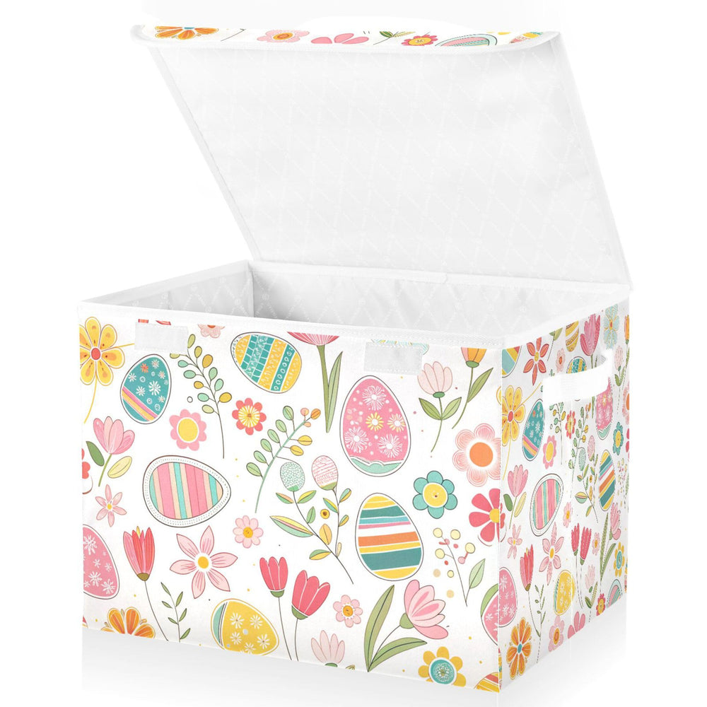 Xigua foldable storage box with cover for easy closet organization.