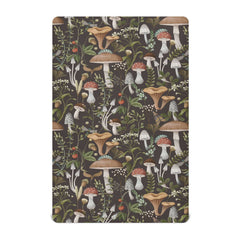 Xigua mushroom fitted crib sheet forest pattern offers soft comfort for naps.