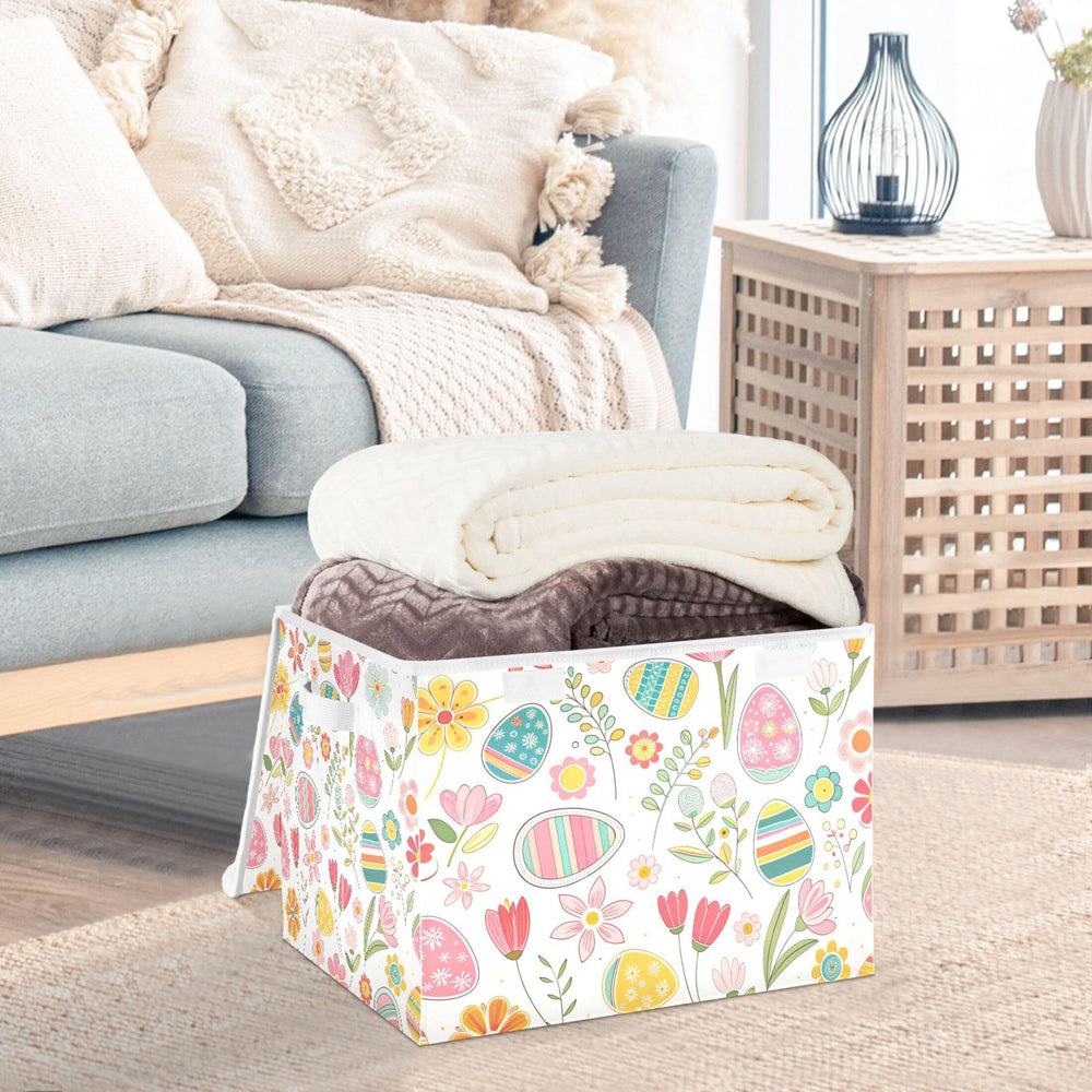 Xigua stackable room organizer bin saves space and tidies items.