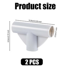 XIHIRCD T-joint grey with clear dimensions helps you confirm fit for your playpen.