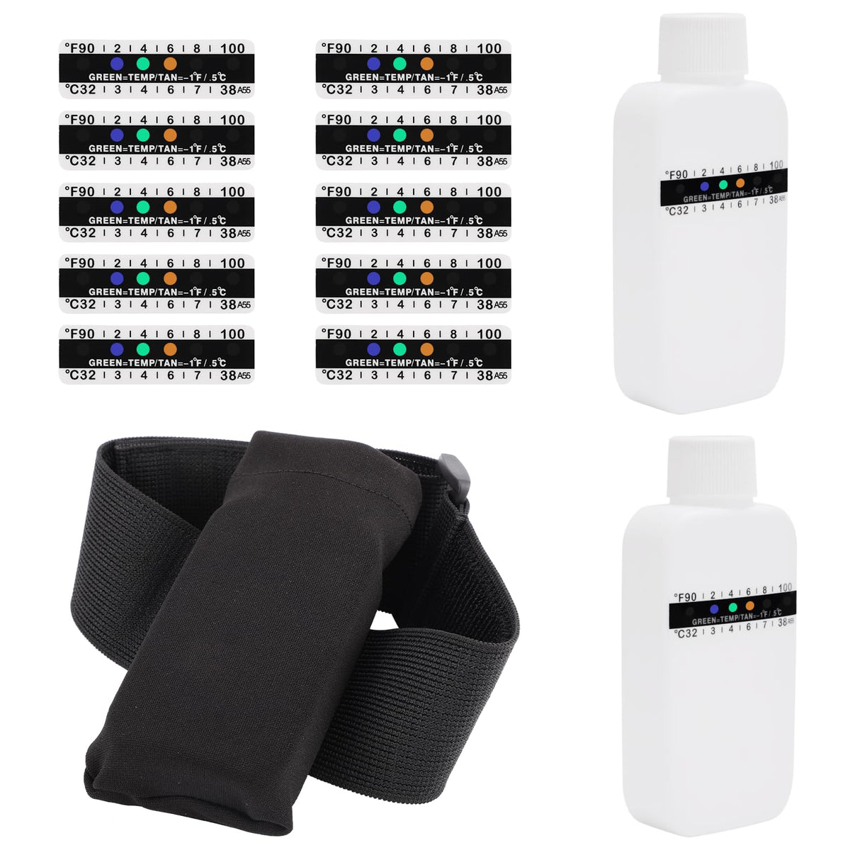 XIHIRCD pee test kit bottle for discreet, portable testing on the go.
