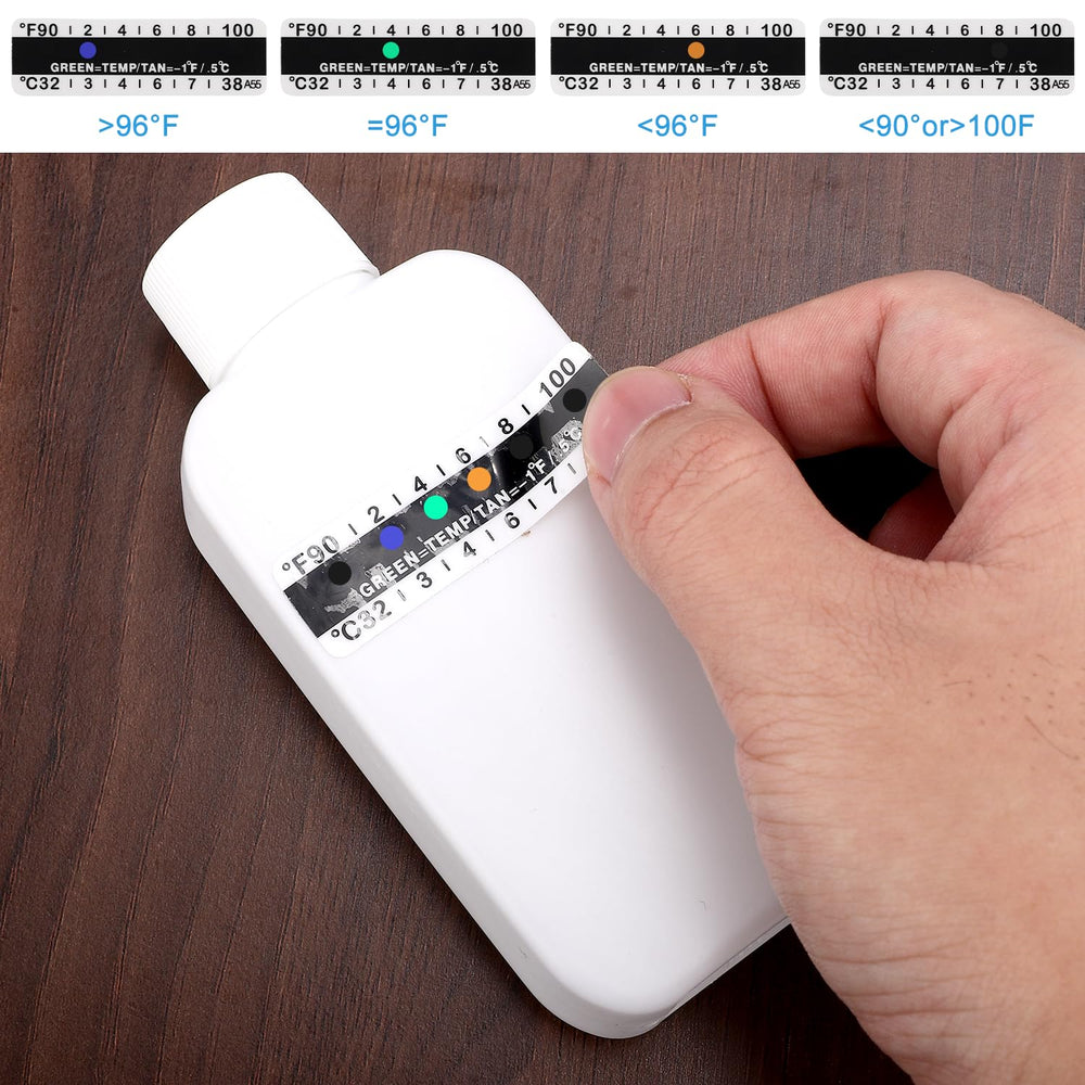 XIHIRCD kit contents display highlights two bottles and ten strips for readiness.