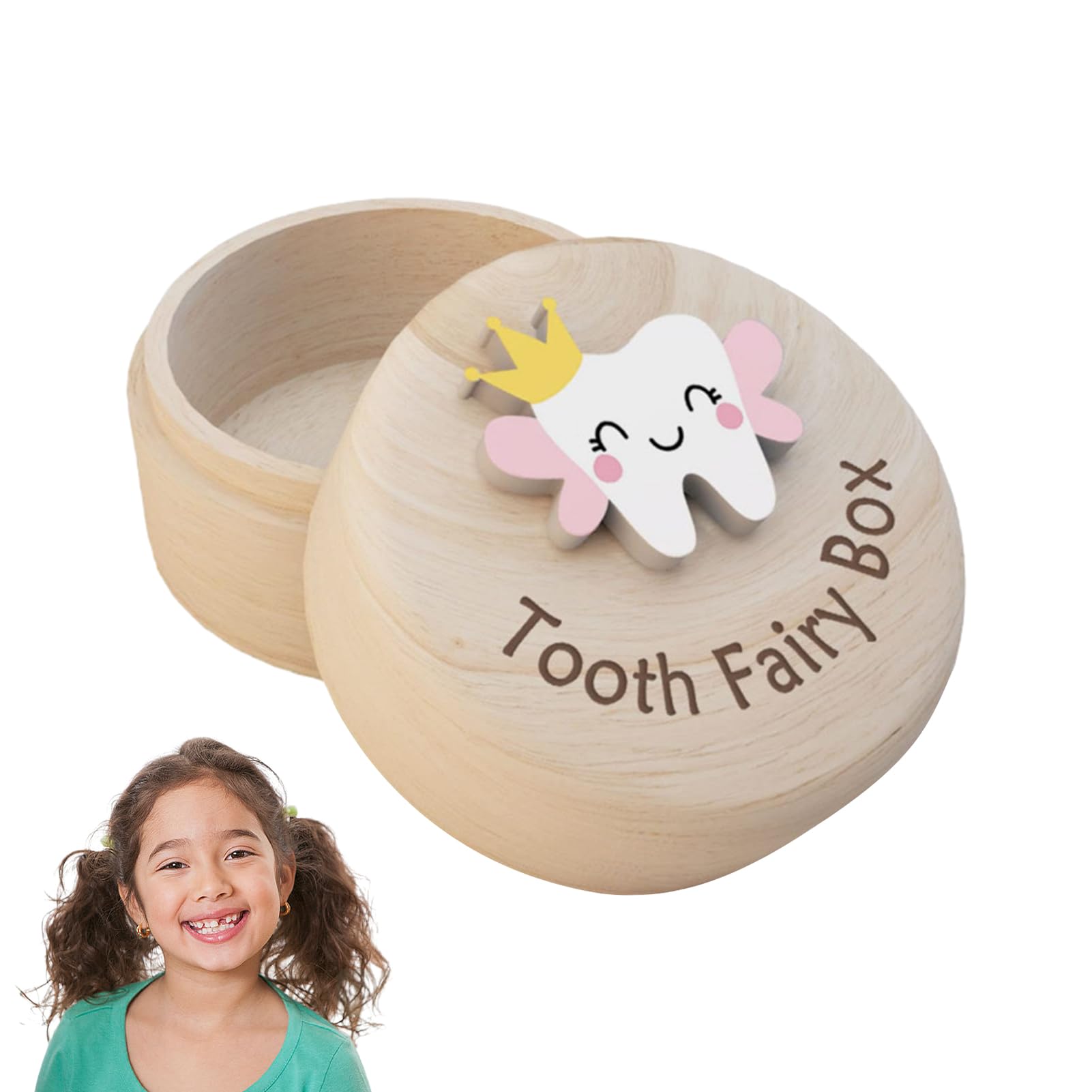 XIHUADOU keepsake storage box ready for treasured lost teeth and memories