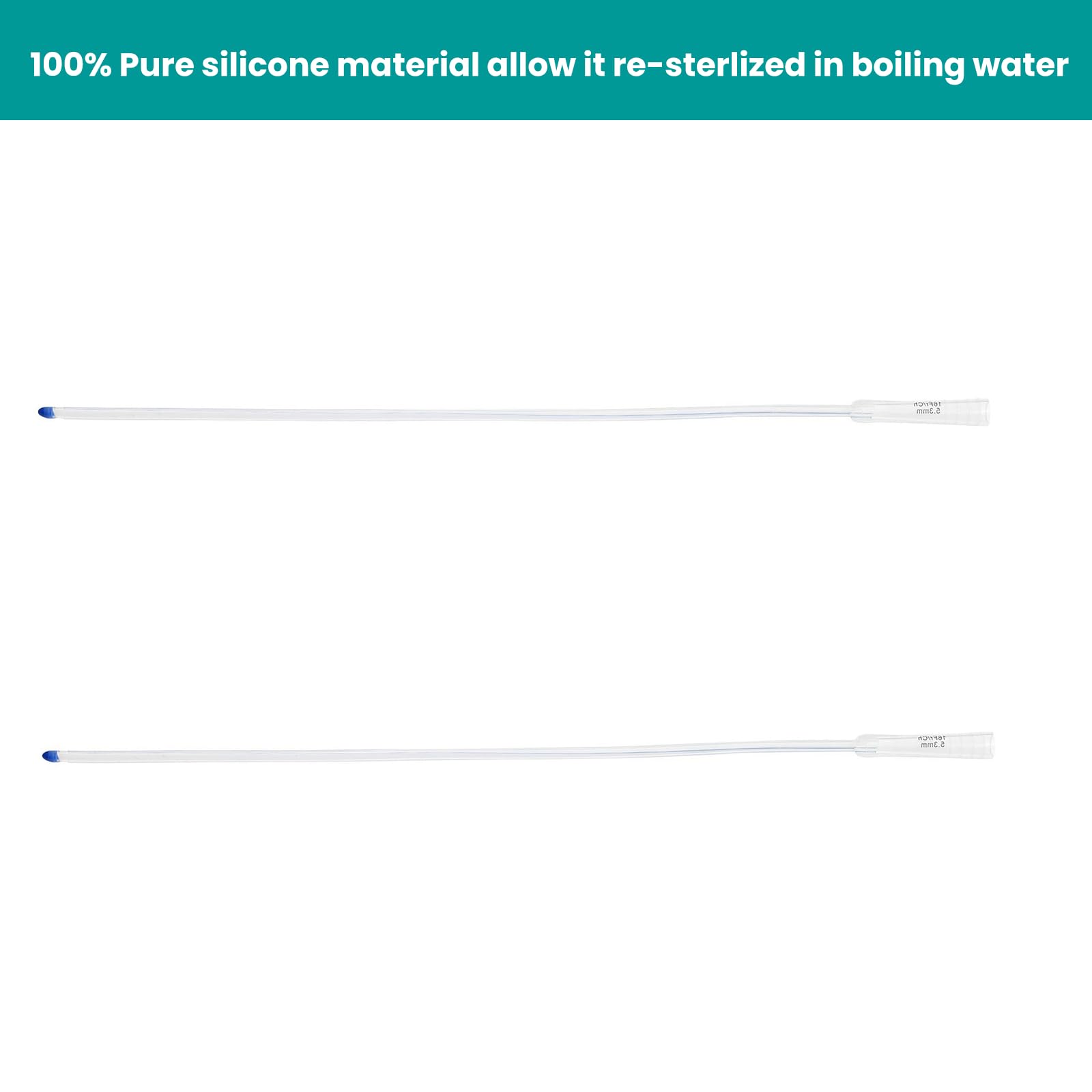 XIEXIECARE tube with lateral eyes supports efficient irrigation.