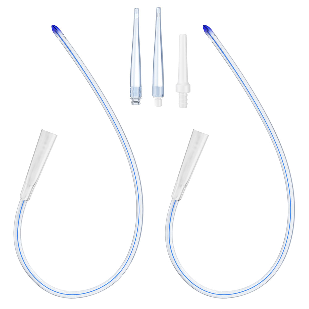 XIEXIECARE silicone enema tube 16inch offers higher reach and smooth liquid flow.