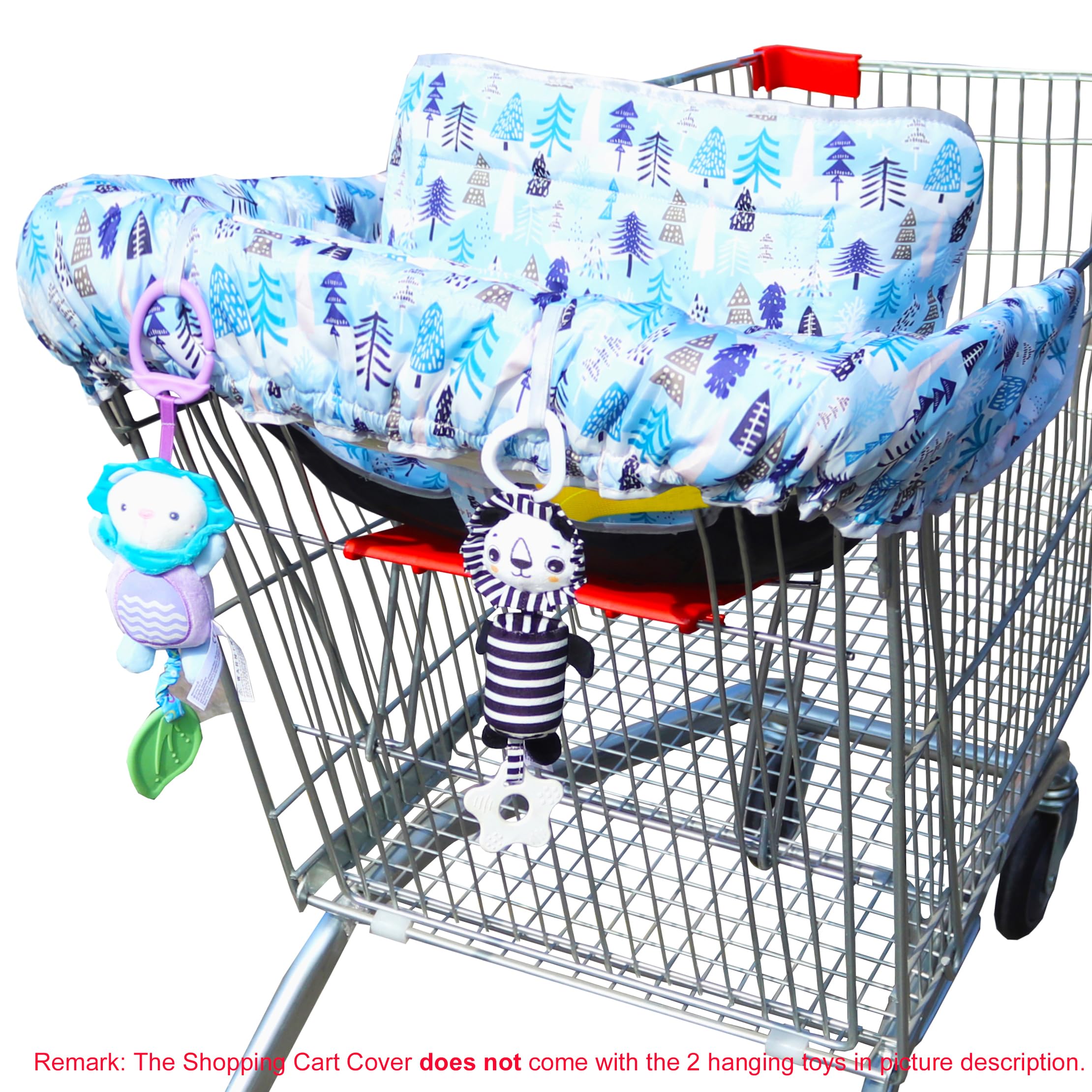 XiOiOiX reversible blue high chair cover for versatile seating.