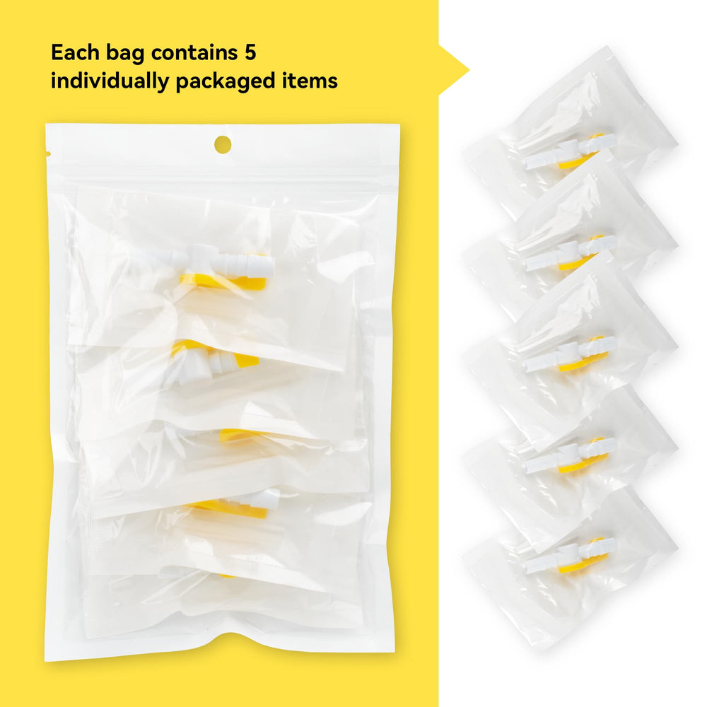 Ximter catheter valve 5-pack provides convenient home care solution.