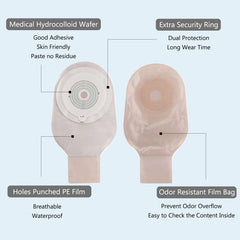 XIMYWRD colostomy bags soft fabric cover for gentle skin contact