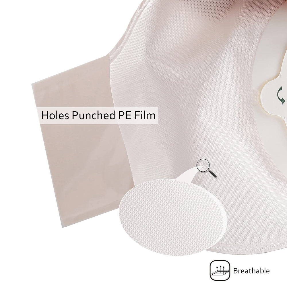 XIMYWRD stoma measuring guide included with pouches