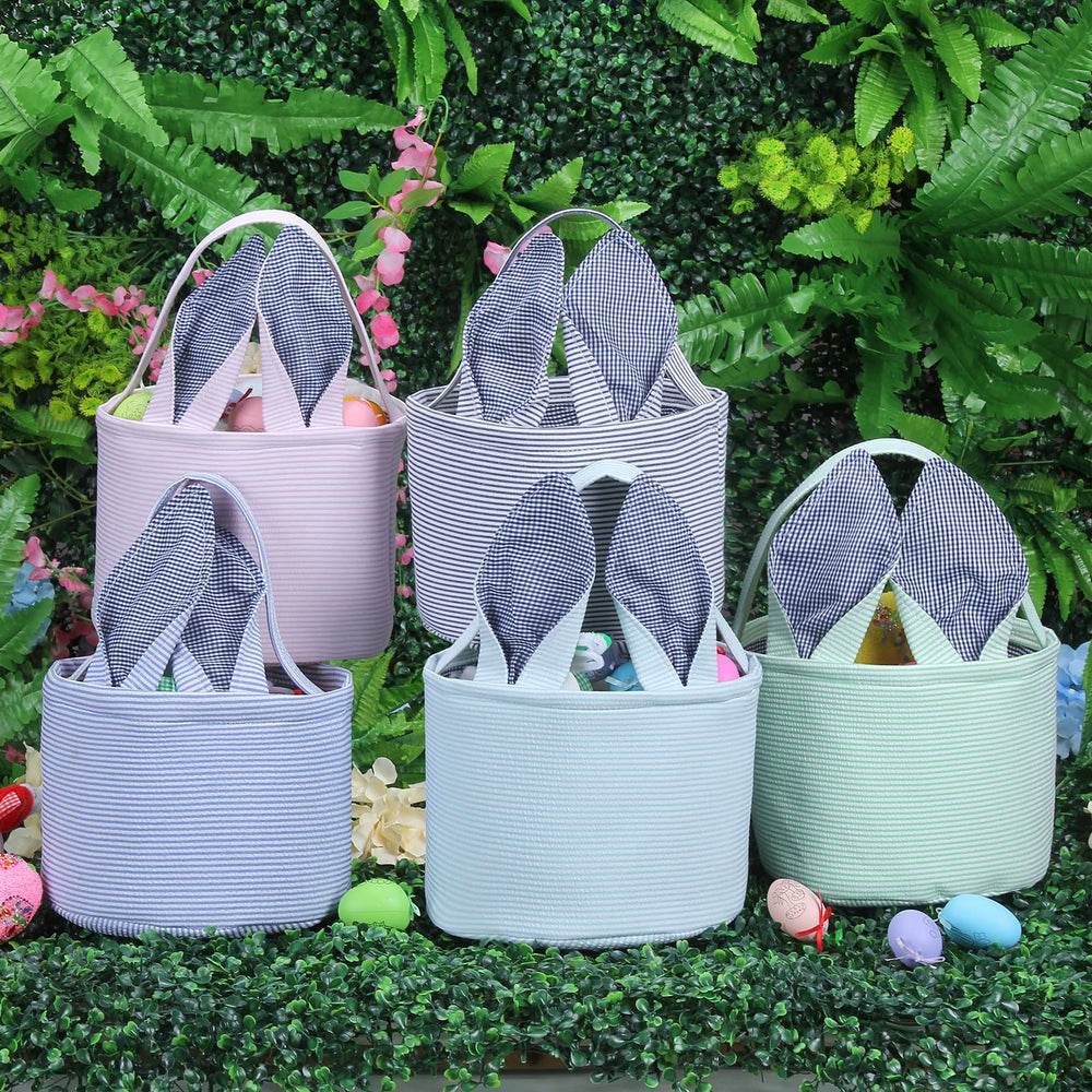XinblueCo multiuse bunny basket display fits celebrations beyond Easter