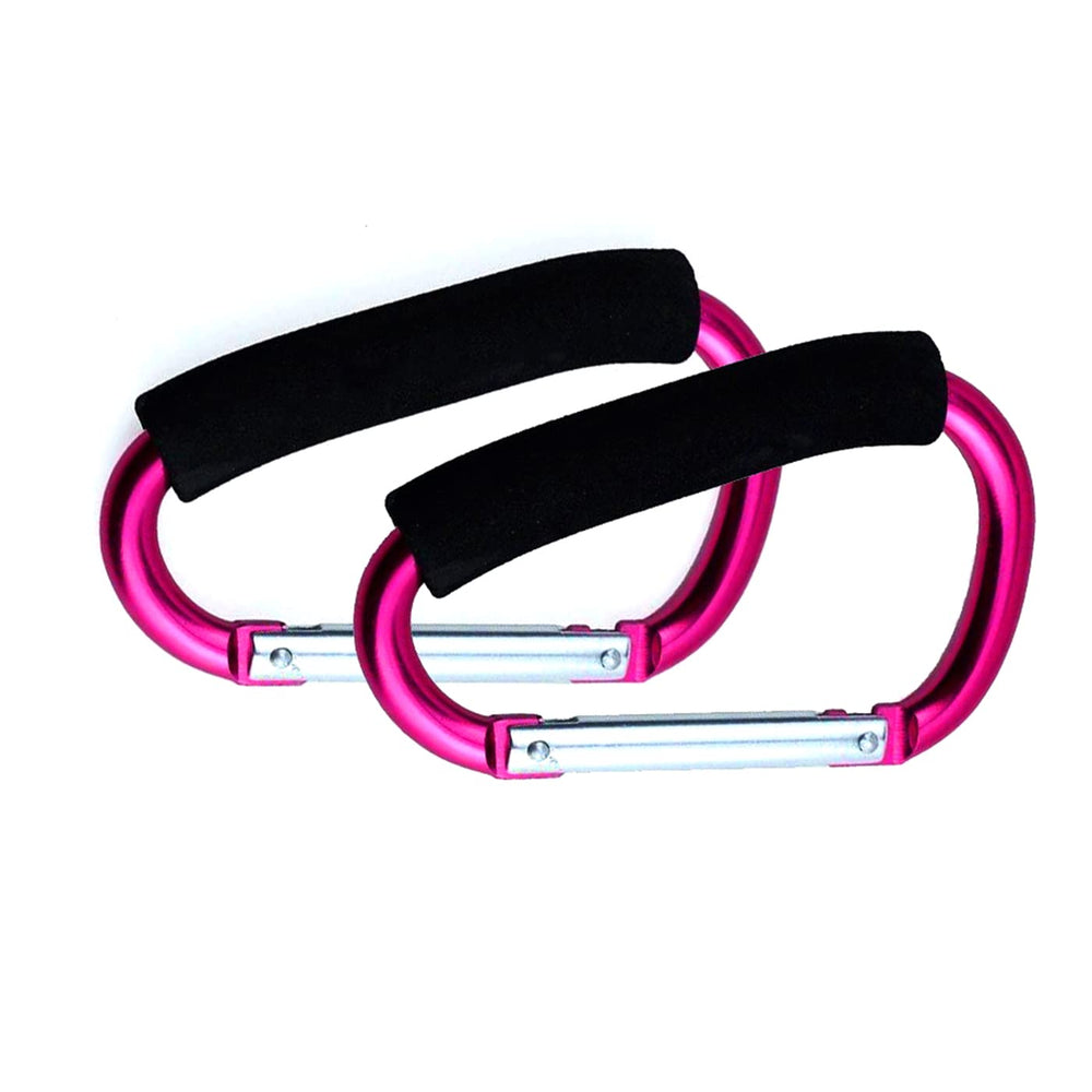XINHUISHQZ stroller hooks rose red package for bag organization.