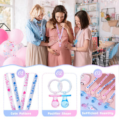 XINHUIDALSQ 36-pack pacifier necklaces set ready to share as favors