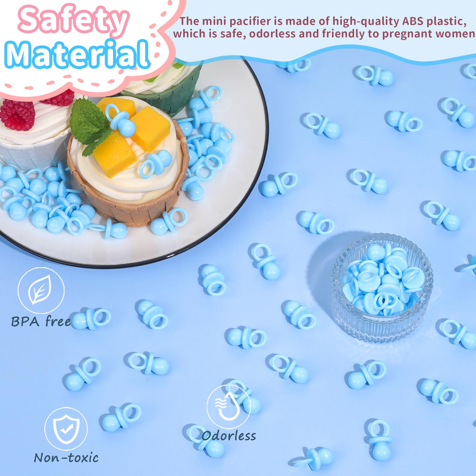 XINHUIDALSQ colorful mini pacifiers for crafts and party décor